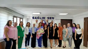 Sağlık-Sen İzmir 1 No’lu Şube Kadın Komisyonu’nda Görev Değişikliği