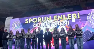 Ege Üniversitesi sporcuları “Sporun Enleri” töreninde ödüllendirildi