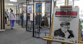 Karşıyaka’da Attila İlhan’ın 100. yaşına özel karikatür sergisi