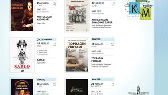 Bergama Belediyesi Kültür Merkezi'nde Aralık Ayı Dopdolu Geçecek