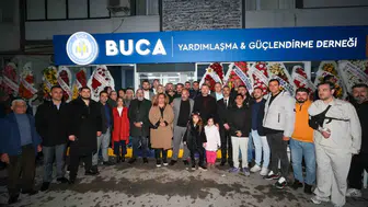 Başkan Görkem Duman, Buca Yardımlaşma Derneği ‘nin açılışını gerçekleştirdi