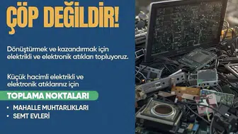 Bayraklı’da Elektronik Atıklar Çöpe Gitmiyor