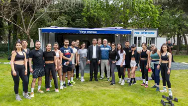 Spor istasyonlarının dördüncüsü Kültürpark’ta açıldı
