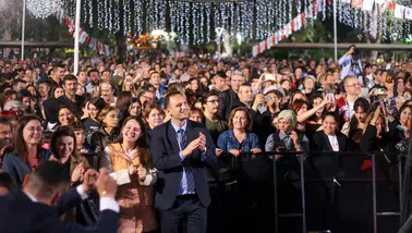 19 Mayıs gençlik sahnesi Küçükpark’ta kuruldu