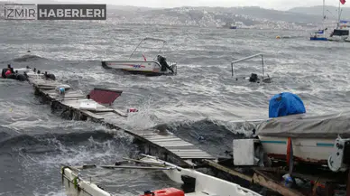 Kocaeli’de Şiddetli Fırtına: Tekneler Battı, Sahilde Büyük Hasar