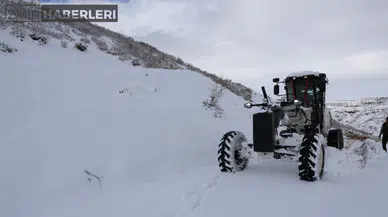 Bingöl’de Kar Yağışı 88 Köy Yolunu Kapattı