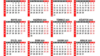 2025 Yılı Resmi ve Dini Tatiller: Hangi Günler Tatil?