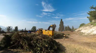 Büyükşehir’in yeşil atıkları kompost gübreye dönüşüyor