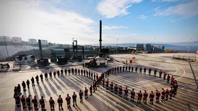 İzmir İtfaiyesi’nden 10 Kasım’da anlamlı tören