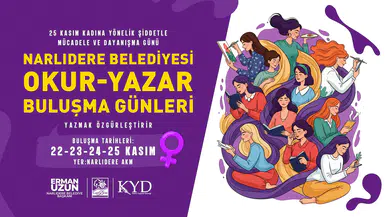 NARLIDERE OKUR-YAZAR GÜNLERİ 22 KASIM'DA BAŞLIYOR