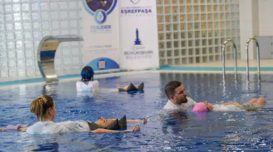 Suyun iyileştirici gücüyle engeller aşılıyor