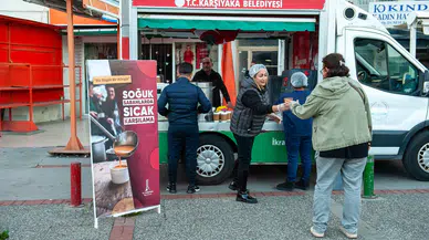 Karşıyaka’da soğuk sabahlara sıcak dokunuş: Çorba ikramı başladı
