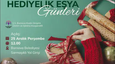 Bornova’da ‘Yılbaşı Hediyelik Eşya Günleri’ başlıyor