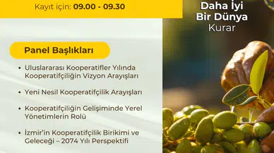 İzmir Kooperatifçilik Buluşmaları 19 Aralık’ta