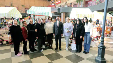 Bayraklılı Kadınlardan Sevgililer Günü’ne Özel El Emeği Sergisi!