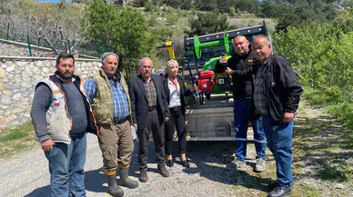 Çiftçilere Destek: İlaçlama Makinesi Hediye Edildi