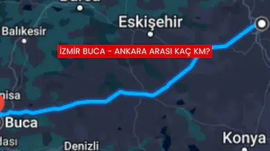 İzmir Buca - Ankara Arası Kaç Km?