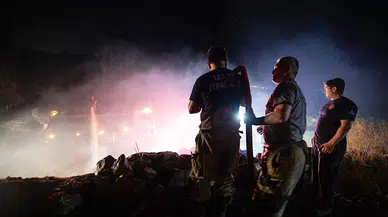Yangın kontrol altına alındı, tahliye edilen yurttaşlar evlerine dönmeye başladı