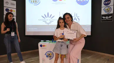 Karabağlar’da Uzayla Buluşan Çocuklara Sertifika Töreni