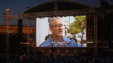 Açık havada sinema keyfi başladı