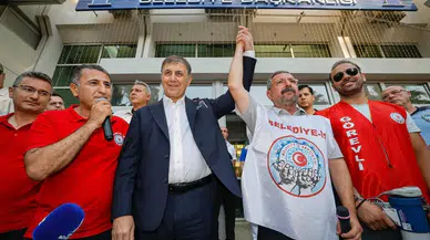 Başkan Tugay müjdeyi verdi: Tüm işçiler geri alınacak