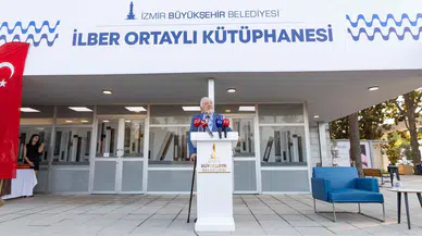 Prof. Dr. İlber Ortaylı kendi adını taşıyan kütüphaneyi açtı