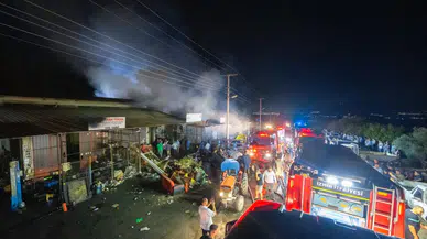 Kemalpaşa’da sanayi sitesinde çıkan yangın kontrol altına alındı