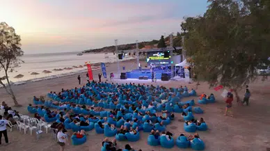 Gençler, kamp için Foça’da buluştu