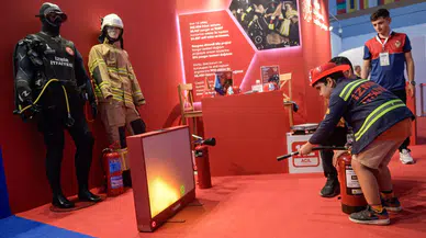 Alevler sanal, heyecan gerçek