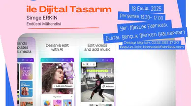 Dijital Gençlik Merkezi'nde "Canva" eğitimi başlıyor