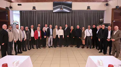 Konak’ta Makedonya rüzgarı esti: Başkan Mutlu, Enes İbrahim ve heyetini ağırladı