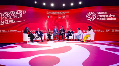 Lal Denizli, İlerici Küresel Seferberlik toplantısında Hanem Çeşme  modelini anlattı