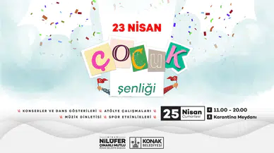 Konak’ta 23 Nisan coşkusu Karantina Meydanı’nda yaşanacak
