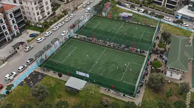 Menderes’te Minik Kramponlar Sahaya Çıktı