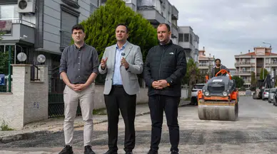 Bornova’da yol seferberliği
