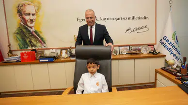 Başkan Işık, 23 Nisan’da koltuğunu Ege’ye devretti