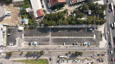 154 araçlık ücretsiz otopark hizmete girdi