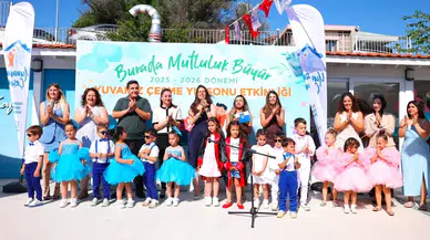 Yuvamız Çeşme’de minikler sertifikalarını aldı