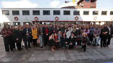 Bergama vapuru Konaklı kadınları konuk etti