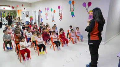 Buca’da miniklere deprem eğitimi