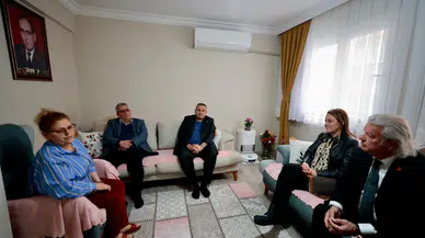 Başkan Mutlu’dan şehit eşine anlamlı ziyaret