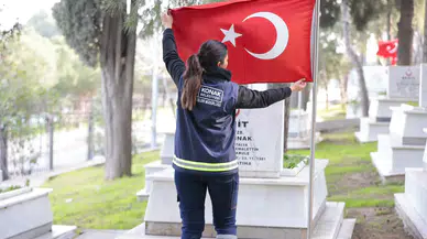 Konak’tan şehitlere vefa: Bayram öncesi temizlik ve bakım seferberliği