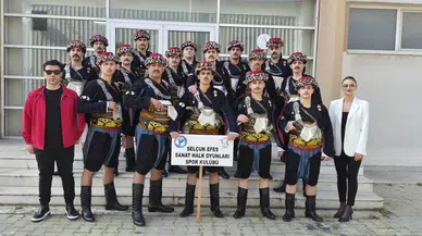 SELÇUK EFES SANAT HALK OYUNLARI EKİBİ İZMİR İL YARIŞMASI'NDA ÜÇÜNCÜ OLDU