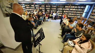 KÜTÜPHANE HAFTASI DOPDOLU: MÜZİK, RESİM VE YARATICI DRAMA BİR ARADA