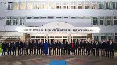 YÖK BAŞKANI EROL ÖZVAR, DEÜ EV SAHİPLİĞİNDE EGE BÖLGESİ REKTÖRLERİ İLE BULUŞTU