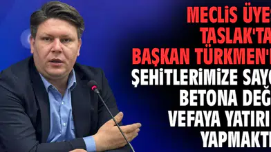 Kemalpaşa Belediyesi AK Parti Meclis Üyesi Recep Tayyip Taslak, Şehitler Parkı'nın durumu hakkında açıklamada bulundu