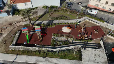 Konak’ın göz bebeği Narin Parkı’na yağmur bahçesi