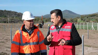 Dikili Belediyesi Güneş Enerjisi Santrali (GES) Projesi emin adımlarla ilerliyor