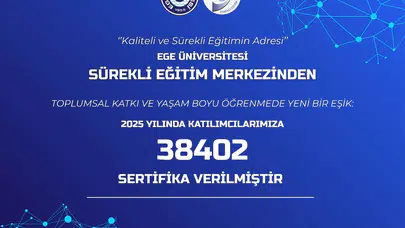 EGESEM bir yılda  38 bin 402 kişiye sertifika verdi