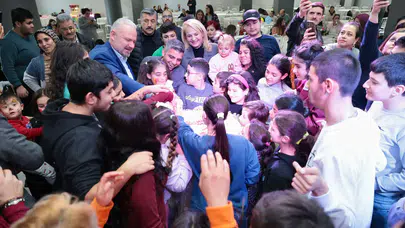 Menemen'de özel çocukların karne sevinci yürekleri ısıttı